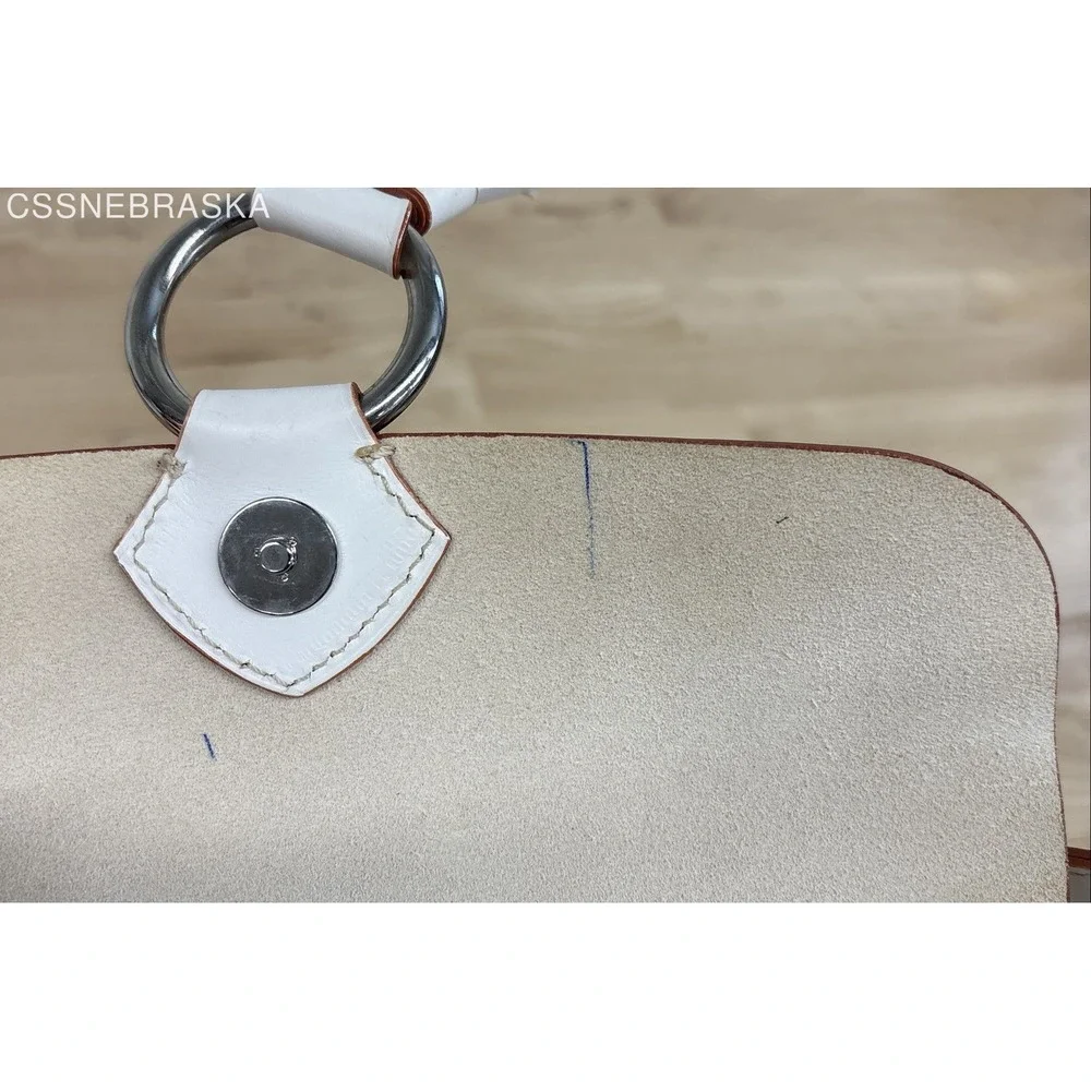 Dooney & Bourke Made in Italy Leather Buckle Shoulder Bag Convertible Clutch - S